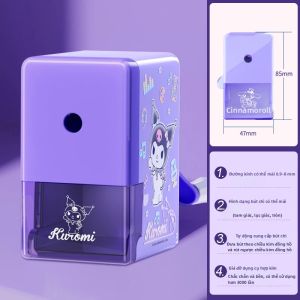 Sanrio | Dụng Cụ Gọt Bút Chì Cơ Học Sanrio Dễ Thương Hoạt Hình Nhanh Chóng & Dễ Sử Dụng Quà Tặng Văn Phòng Phẩm Kawaii Dành Cho Trẻ Em Học Sinh & Văn Phòng