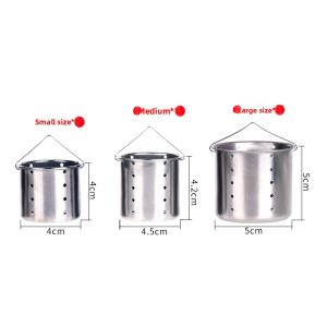 WEITUOSEN | Weitosen Stainless Steel Fishing Baitcaster Long Casting Sink Bottom Fishing Rod Bait Cage Traditional Deep Water Fish Feeder