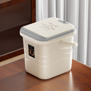 Office Tea Set Accessories Low Profile Waste Water Bucket Dry Wet Separation Dregs Bucket Special for Milk Tea Shop