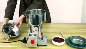 Electric 1200G Grain Grinder Machine Stainless Steel Coffee Grain Flour Powder Pengisar Serbuk Pengisar Kering 磨粉碎粉机