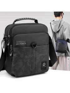 Wepower New Mens Sport Crossbody Bag Outdoor Street Style Casual Mailman Bag Trendy Single Shoulder Bag for Daily Use