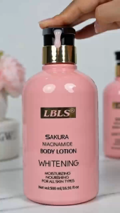 Whitening body lotion Niacinamide body lotion 美白身体乳 500ML Long-Lasting Fragrance body exfolating Brightening Body Lotion