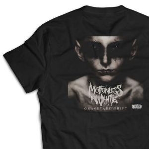 kaos montionless in white - black t-shirt premium