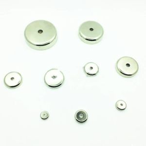 20242PCS Neodymium Magnets N52 Strong Powerful Round Magnet Counterpunk Hole Magnetic Holder Pulling Mounting Pot Magnets Dia20mm