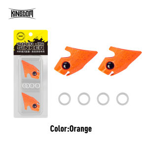 Kingdom Squid Jig Sinker Fishing Tackle 7g 10g 15g 20g Sinking Luminous EGI Sinker Octopus Cuttlefish Fishing Accessories 2pc