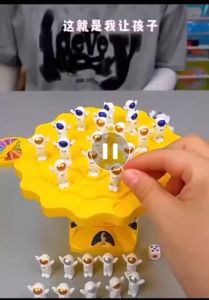 [SG] Spaceman Balance Tree Game Puzzle Early Education Game Astronaut Balance Games Fun Space Puzzle Toys for Kids