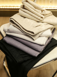 Quần Dài Nam Vải Lanh Cotton Mỏng Thoáng Khí Mùa Hè Quần Dài Thường Ngày Nine-Ten Ống Đứng Quần Dài Nam Thoải Mái Thoáng Khí