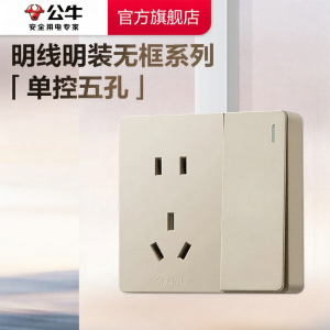 Bull | Air Conditioner Suitable Switch Outlet 5 Holes 16A 10A