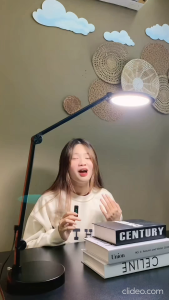 Đèn bàn học Led bảo vệ mắt Ergo Edge DandiHome chống cận để học tập làm việc có thể kéo dài gấp gọn - 4 chế độ sáng