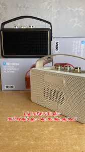 ( MỚI NHẤT ) Loa Bluetooth M600 Âm Thanh Mạnh Mẽ – Thiết Kế Nhỏ Gọn Dễ Dùng Kết Nối Ổn Định Bluetooth 5.0