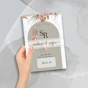 [100 pcs] Blangko Undangan Pernikahan - Blangko Undangan Nikah Kosongan Rindu 10