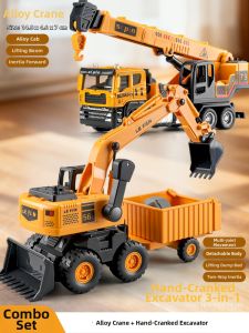 Children Construction Vehicles Toy Excavator Dumper Tractor