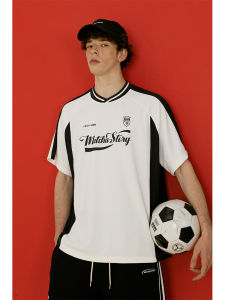 Vintage Colorblock Loose Sports Dry-fit T-Shirt