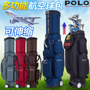 Polo Golf Golf Telescopic Ball Bag Mens Multi-Functional Consignment Aviation Ball Bag with Tug Caddie Bag