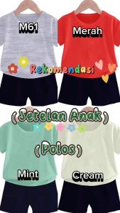 RS - Setelan Anak Polos Terbaru Umur 0-4th