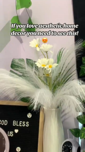 56cm Ombré Artificial Reed – Faux Reed Plant for Weddings Homes and Living Room Decor