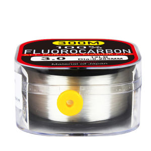 100% Fluorocarbon Leader Fishing Line Transparent Carbon Fiber Big Size Line  Material From Japan Carp Fishing Goods Supplies