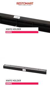 Magnetic Knife / Tempat Pisau Magnet 46 cm / Knife Holder 18" RESTOMART (2639012) (F11)