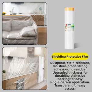 deli | Dust Proof Moisture Proof Pollution Proof Furniture Protective Film