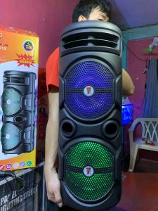 8800Watts Bluetooh Speaker Portable Karaoke Free Microphone