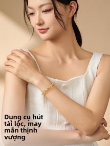 FUJINJIA | Womens Fortune Natural 8A Golden Rutilated Quartz Bracelet