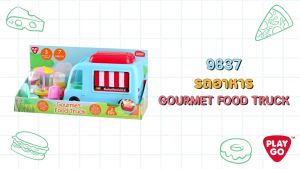 4 เล่นเสริมพัฒนาการ รถอาหาร Playgotoys ของเล่นเสริมพัฒนาการ รถอาหาร (9837)