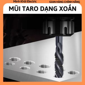 mũi taro ren trong bộ 2 mũi dạng xoắn thép gió HSSmũi ta rô xoắntay quay taro tạo renđầu ta romũi ta rô tarô mũi khoan đá màimũi khoan tường mũi khoan gạch Kích Thước Mũi Taro M3 Đến M12 - Lazada