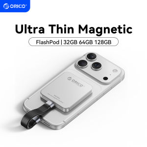 ORICO | ORICO Ultra Thin Magnetic Portable SSD Up to 150MB/s for iPhone 15 16 Series Tablets Laptop Portable Solid State 32GB 64GB 128GB