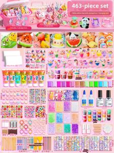 Non-toxic White Shiny Modeling Clay DIY Kit