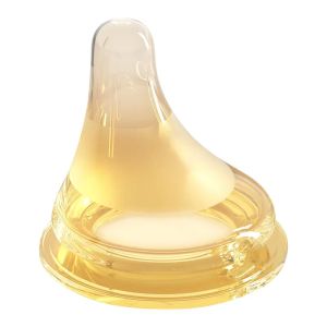 Ultra-Soft Baby Nipple Shield Wide 5cm Diameter Anti-Bloating Centrifugal Nano Silver Silicone Nipple for Newborn Infants