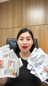 Hộp 10 mặt nạ SurMedic Bright Glutathione Mask dưỡng trắng sáng da Hàn Quốc