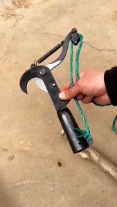 Kéo cắt cành cây trên cao có kèm dây kéo xanh