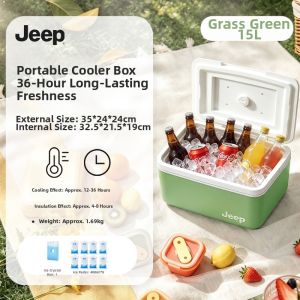 Jeep | Insulated Cooling Box Portable For Camping Commercial Vehicle