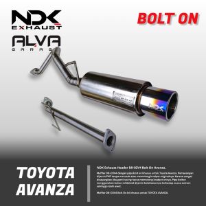 KNALPOT MOBIL AVANZA NDK EXHAUST | DK-03V4 BOLTON UNTUK AVANZA XENIA