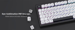 WOMIER 142 Keys Bow Cherry MOA Profile PBT Keycaps Customs Dye Sub Key caps for 61/64/68/84/87/100/104/108 Cherry MX Switch Gaming Mechanical Keyboard
