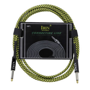 IRIN | IRIN 3M Cáp Âm Thanh Đầu Cắm 6.5 Mm Không Có Tiếng Ồn Dây Kim Loại Và Nhựa Dây Cho Đàn Guitar Điện Bass Nhạc Cụ Phần