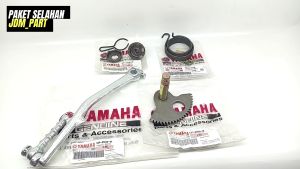 Paket Selahan Komplit As Selah & Engkol/Engkolan & Gigi Pinion & Per Selah Motor