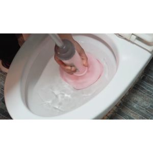 Cây bơm thụt thông tắc bồn cầu nhà vệ sinh thông cầu thông minh đa năng lực hút chân không cực mạnh-NIEVE