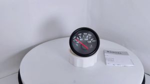 ELING 52mm Water Temp Temperature Gauge 40-120℃ 12V 24V with Red Backlight for Auto Motorcycle VAN ATV Boat