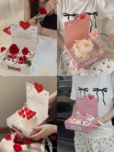 Hộp Đựng Bánh Thủ Công Cầm Tay Hình Trái Tim Quà Tặng Ngày Lễ Tình Nhân Bao Bì Giấy Cốc Nướng DIY Phụ Kiện Kẹo Cho Nhà Bếp