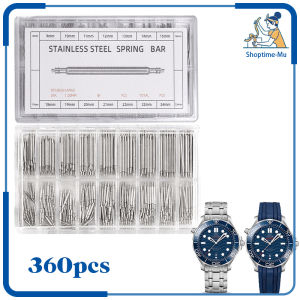 360 Pcs Pengait Tali Penghubung Pengikat Tali Jam Spring Bar Pen Untuk Jam Tangan Satu Set Tangan Semua Ukuran