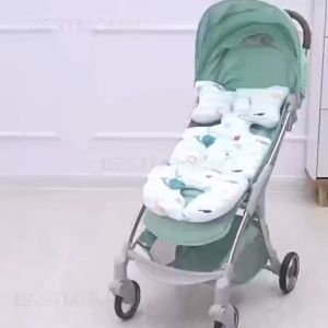 Baby Stroller Mattresses Cushion Seat Universal Cotton Thickened Breathable Car Pad for Prams Cart Mat Liner Newborn Pushchairs Accessories