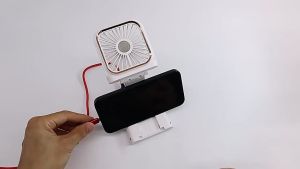 3000MHA power bank Fan Multifunctional foldable fan USB Mini Fan Multifunctional Neck Fan foldable fan Portable Handheld Fan Kipas Mini 风扇 Power Bank