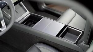 LUCKEASY | Hộp Đựng Đồ Trên Bảng Điều Khiển Trung Tâm Tesla Model 3/Y Chất Liệu ABS Màu Juniper/Launch 2025 Phụ Kiện Hộp Đựng Đồ Xe Hơi Dành Cho Model 3 Highland 2024-2025