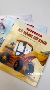 Sách Thế Giới Xe Công Trình : Xe Trộn Bê Tông - Xe Chở Nước - Xe Nâng Cừ Khôi - Kim Đồng