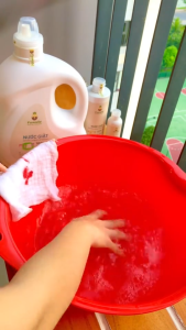 Nước Giặt Sinh Học Enzym Dứa Fuwa3e Can 3.5L Hương Bạc Hà - Tẩy Rửa An Toàn Giữ Màu Vải Kháng Khuẩn Sảng Khoái - ANHLA STORE