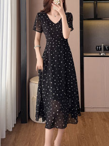 DAIXIANGFEIZI | Petite Plus Elegant Short Sleeve Mid-length Summer Dress