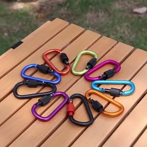 1/5pcs Carabiners Made of Sturdy Metal Featuring a Stylish Design And Adjustable Features Perfect for Outdoor Activities