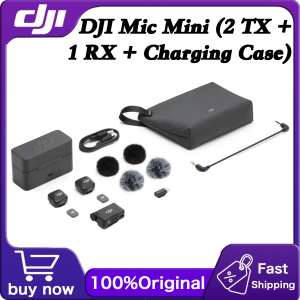 DJI Mic Mini 48-Hour Operation w/Case High-Quality Audio With Stable Transmission Two-Level Active Noise Cancelling New Original