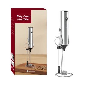 Điện Không Dây Mini Bọt Sữa Cà Phê Đánh Di Động Thép Không Gỉ Trứng Be Máy Xay Sinh Tố Nấu Ăn Nhà Bếp Cappuccino Máy Làm